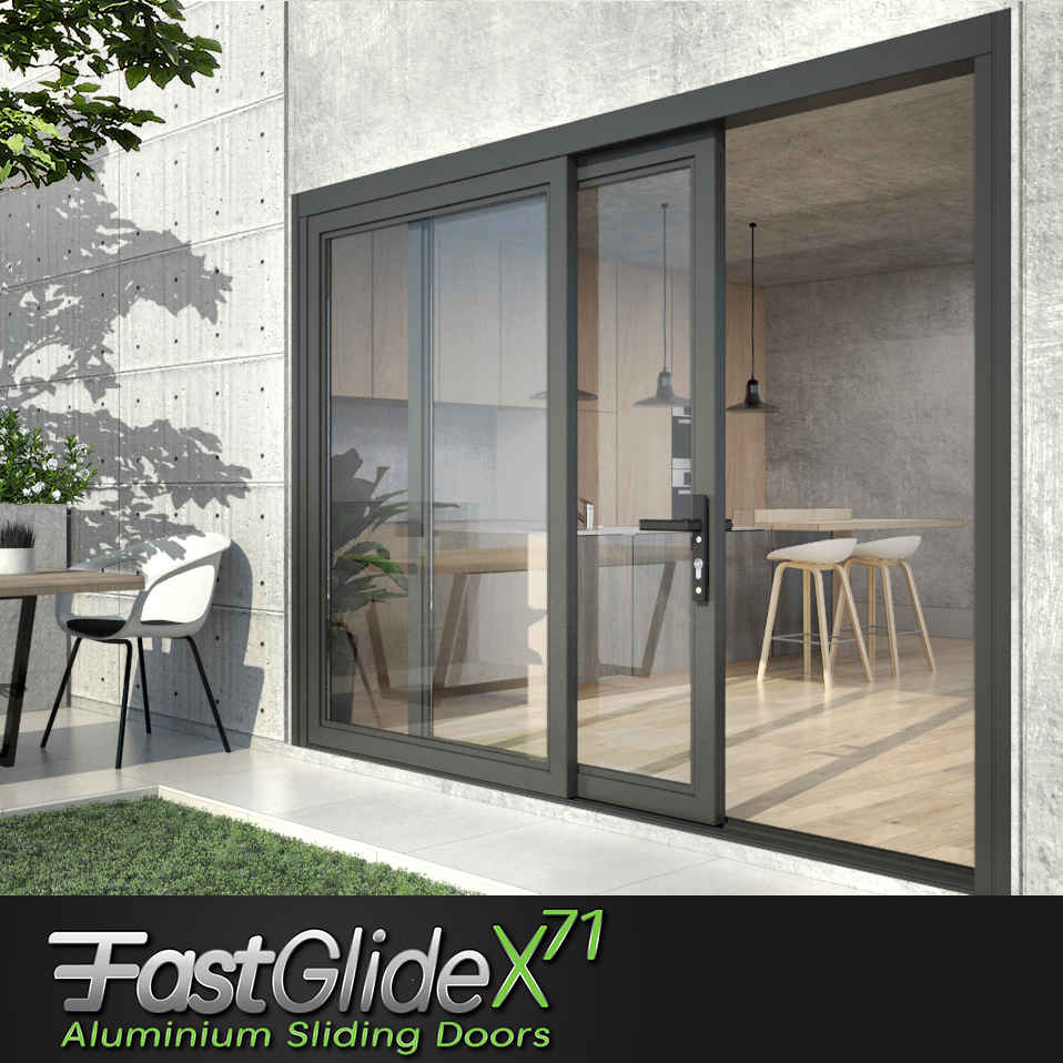 FastGlide X71 Aluminium Sliding Patio Doors FastFoldUK